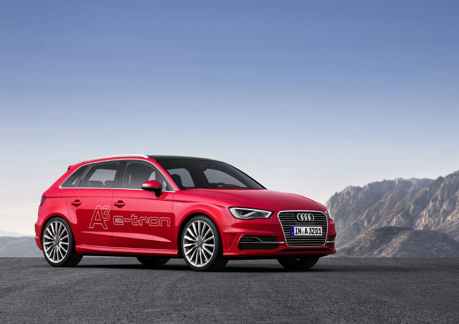 A3 Sportback als Plug-in-Hybrid: Erster Audi e-tron geht 2014 in Serie