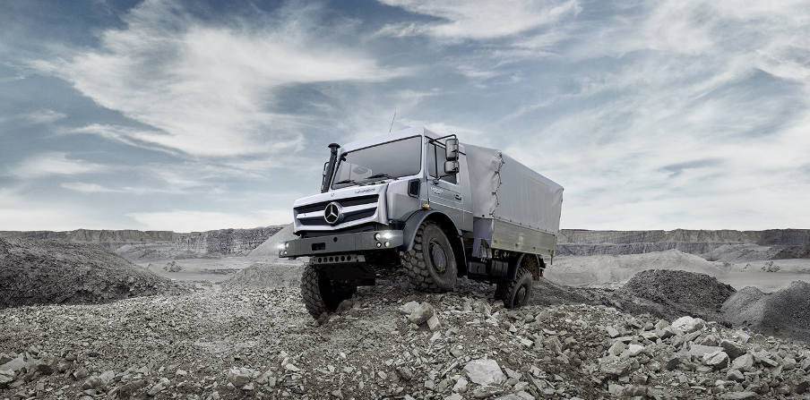 Umweltfreundlicher Unimog: Mercedes setzt auf Euro VI-Motoren