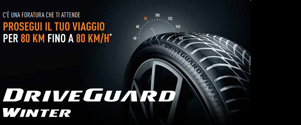 I pneumatici Bridgestone DriveGuard Winter