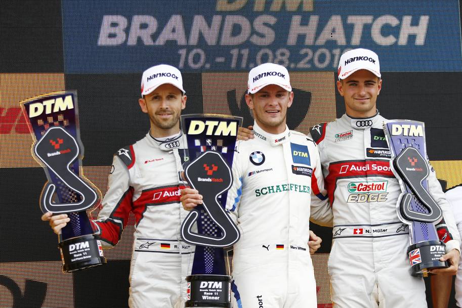 Marco Wittmann hat in Brands Hatch den elften DTM-Lauf der Saison 2019 gewonnen