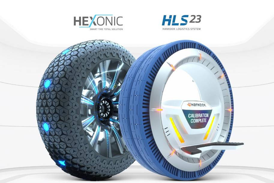 Opony koncepcyjne Hexonic i HLS-23 firmy Hankook zostały nagrodzone za ich innowacyjność