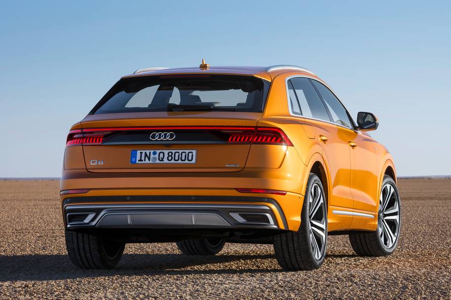 Yeni Audi Q8 için kullanılan çeşitli ebatlardaki lastikler arasında Hankook da yerini aldı