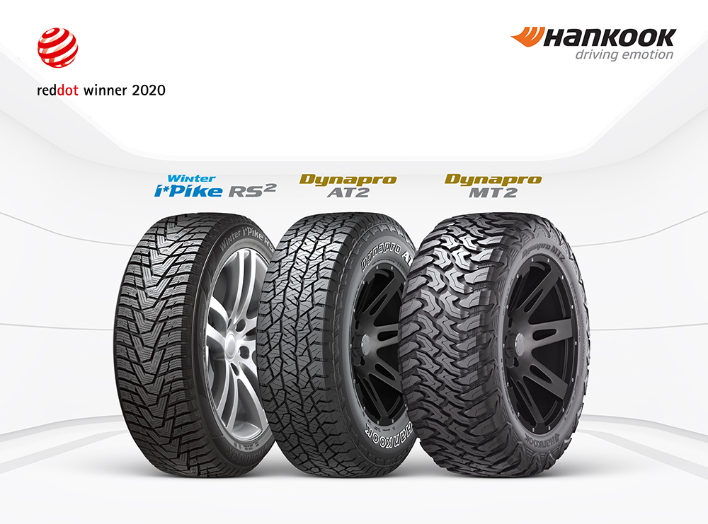 Hankook Tyre recognized as ‘Winner’ of the Red Dot Award 2020 for multiple products