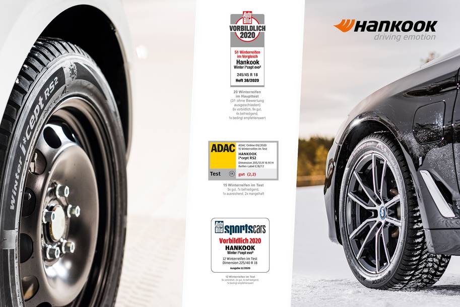 Hankook winter tyres impress in independent tests